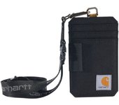 Carhartt Nylon Duck Titular de identificación - Negro (un tamaño)