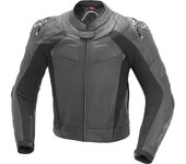 Büse Assen Chaqueta de cuero moto - Negro (52)