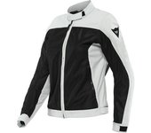 Dainese Sevilla Air Tex Chaqueta textil de motocicleta para damas - Negro Gris (42)
