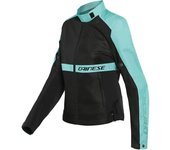 Dainese Ribelle Air Tex Chaqueta textil de moto para mujer - Negro Azul (42)
