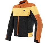 Dainese Elettrica Air Tex Chaqueta textil de la motocicleta - Negro Marrón (48)
