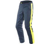 Dainese Storm 2 Pantalones de lluvia de motocicleta - Azul Amarillo (XL)
