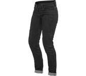 Dainese Denim Slim Ladies Chaqueta textil de motocicleta - Negro (33)