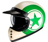 HJC V60 Nyx Casco - Blanco Verde (S)