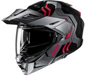 HJC i80 Velly Casco - Negro Rojo (S)