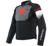 Dainese Air Fast Chaqueta textil para motocicleta - Negro Gris Blanco (46)