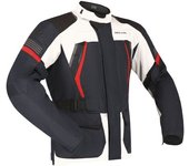 Richa Phantom 3 chaqueta textil impermeable para motocicleta - Gris Rojo Azul (2XL)