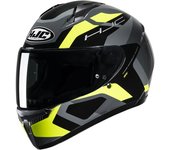HJC C10 Tins Casco - Negro Gris Amarillo (L)