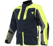 Dainese Alligator Tex Chaqueta textil de moto - Azul Amarillo (48)