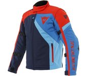 Dainese Ranch Tex Chaqueta textil de moto - Rojo Azul (46)