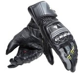 Dainese Druid 4 Guantes de motocicleta - Negro Gris Amarillo (S)