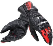 Dainese Druid 4 Guantes de motocicleta - Negro Blanco Rojo (L)