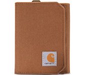 Carhartt Nylon Duck Trifold Billetera - Marrón (un tamaño)