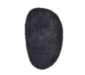 Tom Tailor Alfombra de baño de poliéster tuftado a mano - antracita 60x100 cm