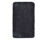 Tom Tailor Alfombra de baño de poliéster tuftado a mano - antracita 60x100 cm