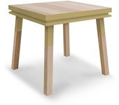 MON PETIT MEUBLE FRANCAIS Escritorio cadruado de madera de fresno maciza con 1 cajón, 90 cm