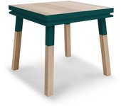MON PETIT MEUBLE FRANCAIS Escritorio cadruado de madera de fresno maciza con 1 cajón, 90 cm