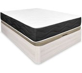 Duérmerte Online Canapé rome, colchón viscoelástico, almohada fibra, 135x190cm, artic