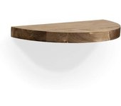 Decowood Mesita de noche de madera maciza flotante envejecido de 3,2x40cm