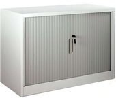 WeHome Armario metálico 2 puertas correderas con estante interno 72x100