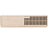 Meubles & Design Mueble de tv 2 puertas correderas de madera l180cm - madera blanca
