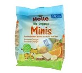 5 x Mini Barritas de plátano y naranja Bio 8 unidades de 12.5g - Holle