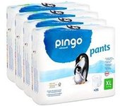 Pack ahorro Pañales-braguitas ecológicos pingo talla 6 4 unidades - Pingo