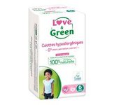Pañales Culottes Hipoalergénico T6 16 unidades - Love & Green