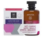 Cápsulas Para La Caída Del Cabello + Regalo Champú Tonificante Mujer 200 ml de gel - Apivita
