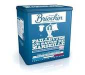 Copos de jabón Ecocert Marseille en caja de metal 750 g - Jacques Briochin