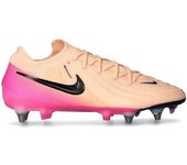 Nike - Bota de fútbol Phantom Gx II Elite SG-Pro, Unisex, Crimson Tint-Black-Pink Blast, 9,5 USA