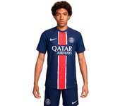 Nike - Camiseta PSG Primera Equipación Authentic 2024-2025, Unisex, Midnight Navy-White, L