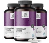 HealthyWorld® 3x Citrato de potasio 1000 mg, en total 540 comprimidos