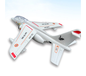 KPQRC Envergadura de 740 mm EPO 64 mm Ventilador Ducted Fan EDF Avión RC Avión de Ala Fija KIT