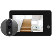 Smart Tuya Wifi Timbre de video 4.3 inch LCD Display con cámara de mirilla 1080P 5000mAh intercomunicador de dos vías Cá
