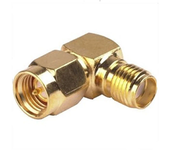 2pcs Adaptador SMA Macho a Hembra Ángulo Recto de 90 Grados para Dron RC Carreras de FPV