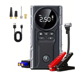 Compresor de aire inteligente arrancador de 150 PSI batería de 39800 mAh arrancador de batería de coche portátil de 12 V