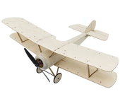 Dancing Wings Hobby K6 Sopwith Pup 378 mm Envergadura de madera de contrachapado Micro RC Avión de guerra modelo Biplano