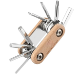 BENGGUO 8 en 1 Herramienta de Reparación de Bicicletas Plegable Portátil Mini Destornillador Multifuncional Llave Hexago