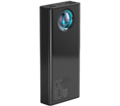 Baseus 65W USB PD 30000mAh banco de energía PD QC3.0 FCP SCP Carga rápida Batería externa Cargador 3 entradas y 5 salida