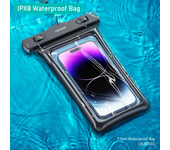 Funda impermeable flotante IPX8 de 7 pulgadas con bolsa para teléfono para buceo y natación universal para iPhone 13 12