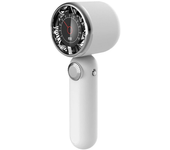 Ventilador de mano mini con pantalla de visualización digital, velocidad ajustable y carga por USB para el verano, viaje