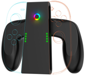 JYS JYS-NS2287 Switch2 Joy-Con agarre magnético de carga Type-C para base de carga rápida para gamepad dual con indicado