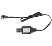 LDRC A86 A86P 1/18 RC Coche de repuesto Cable de carga de batería de 7.4V Cargador USB LA0002 Accesorios de vehículos de