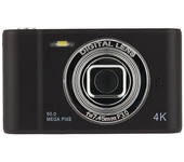Cámara Digital 4K de Viaje Cámara Selfie 50 Megapíxeles Fotografía HD Pantalla de 2.4 pulgadas Cámara Mini Retro para Ni