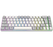 Y-FRUITFUL K701 Teclado mecánico de 68 teclas Tipo-C con cable RGB retroiluminado teclas de doble inyección atajos multi
