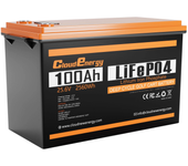 [EU Direct] Cloudenergy 24V 100Ah Batería LiFePO4 de 2560Wh de Energía 6000+ Ciclos Profundos de Respaldo de alimentació