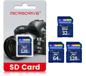 Tarjeta de memoria SD Microdrive Clase 10 de alta velocidad de 128G/64G Tarjeta flash Tarjeta inteligente para cámara Gr