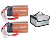 [EU/USA Direct]Batería LiPo Inteligente ISDT BattAir 2ª Generación 7.4V 900mAh 30C 2S Control APP Inalámbrico Con Conect