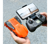 4DRC F12 GPS 5G WiFi 3KM FPV con doble cámara ESC HD 6K Posicionamiento de flujo óptico Brazo de Drone RC plegable con m